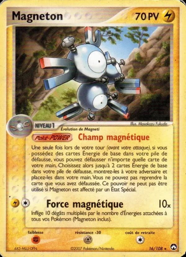 Carte Pokémon Magneton #16 — Gardiens du Pouvoir