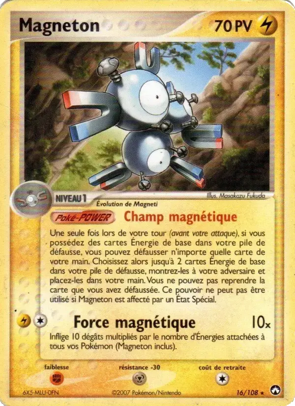 Carte Pokémon Magneton #16 — Gardiens du Pouvoir