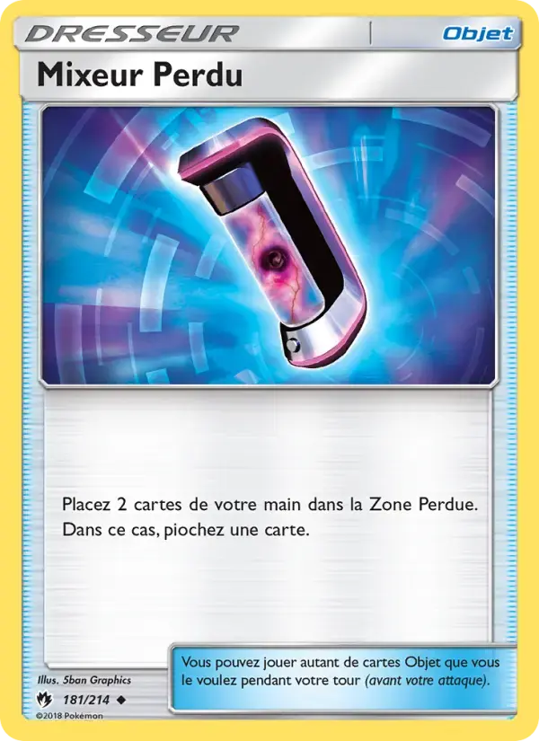Carte Pokémon Mixeur Perdu #181 — Tonnerre Perdu