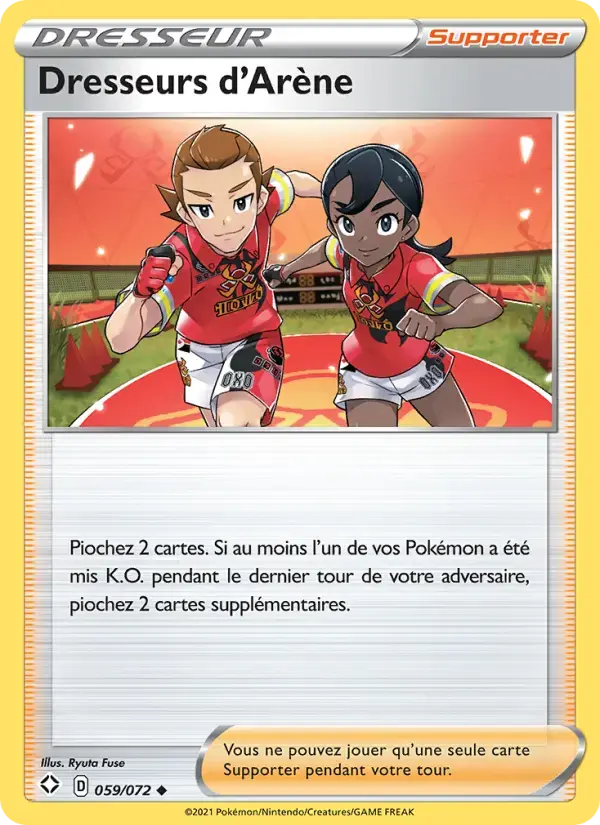 Carte Pokémon Dresseurs d'Arène #59 — Destinées Radieuses
