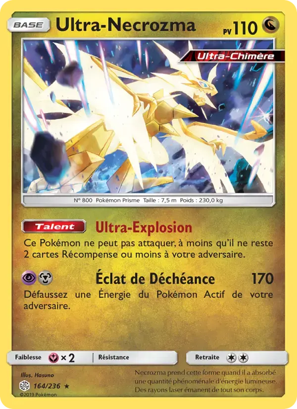 Carte Pokémon Ultra-Necrozma #164 — Éclipse Cosmique