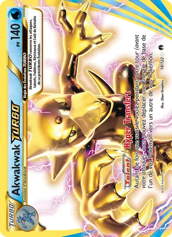 Carte Pokémon Akwakwak TURBO #18 — Rupture Turbo
