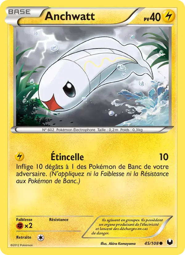 Carte Pokémon Anchwatt #45 — Explorateurs Obscurs