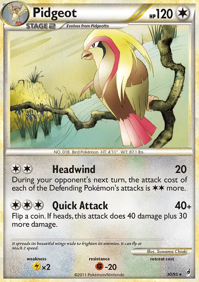 Carte Pokémon Roucarnage #30 — L'Appel des Légendes