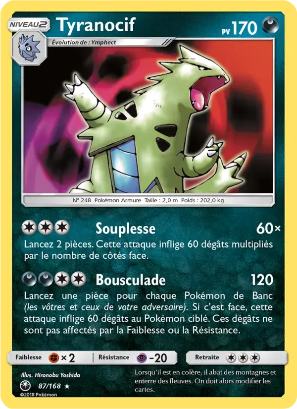 Carte Pokémon Tyranocif #87 — Tempête Céleste
