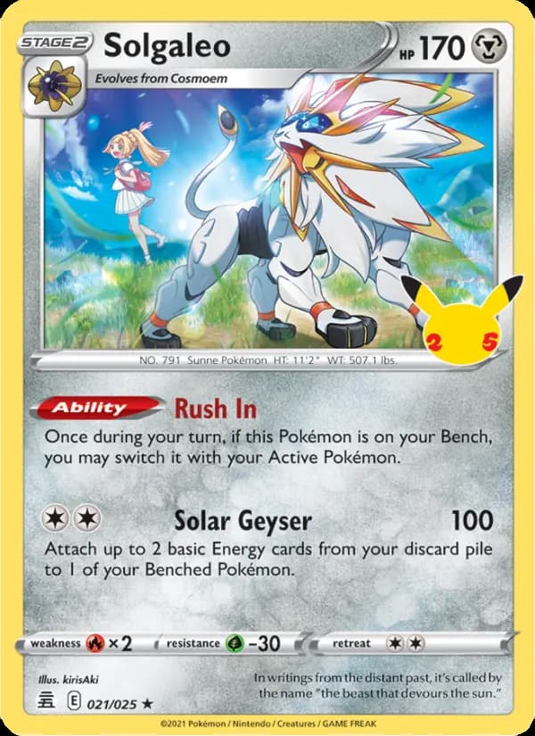 Solgaleo #21 — Celebrations