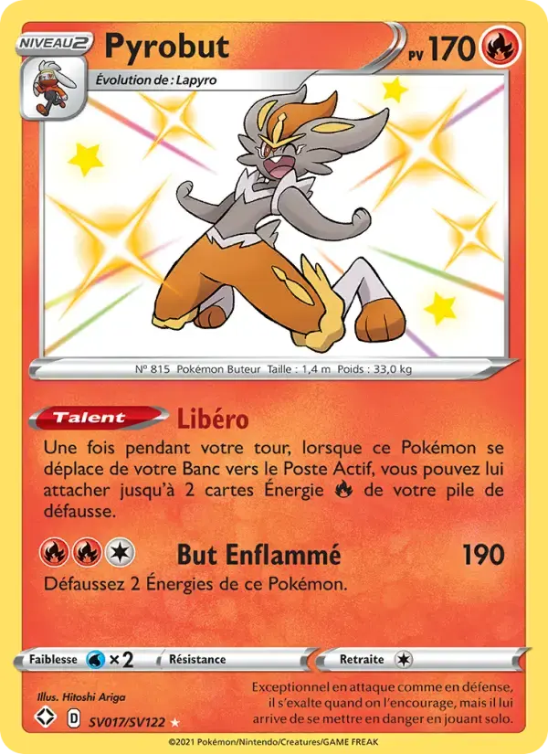 Carte Pokémon Pyrobut #SV017 — Destinées Radieuses