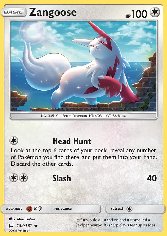 Zangoose #132 — Team Up