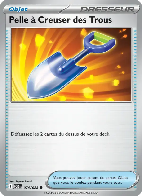Carte Pokémon Pelle à Creuser des Trous #074 — Équilibre Parfait