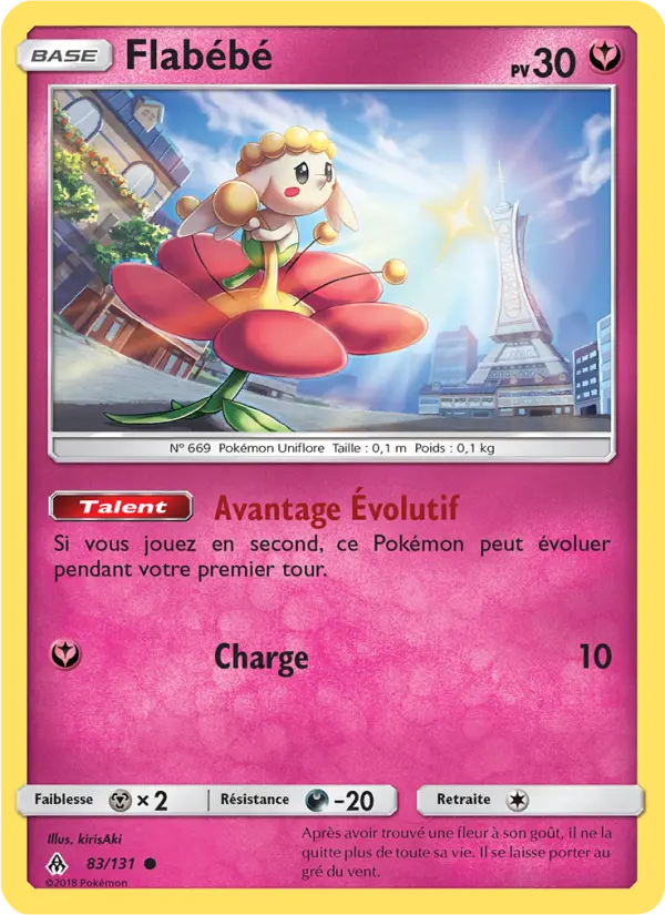 Carte Pokémon Flabébé #83 — Lumière Interdite