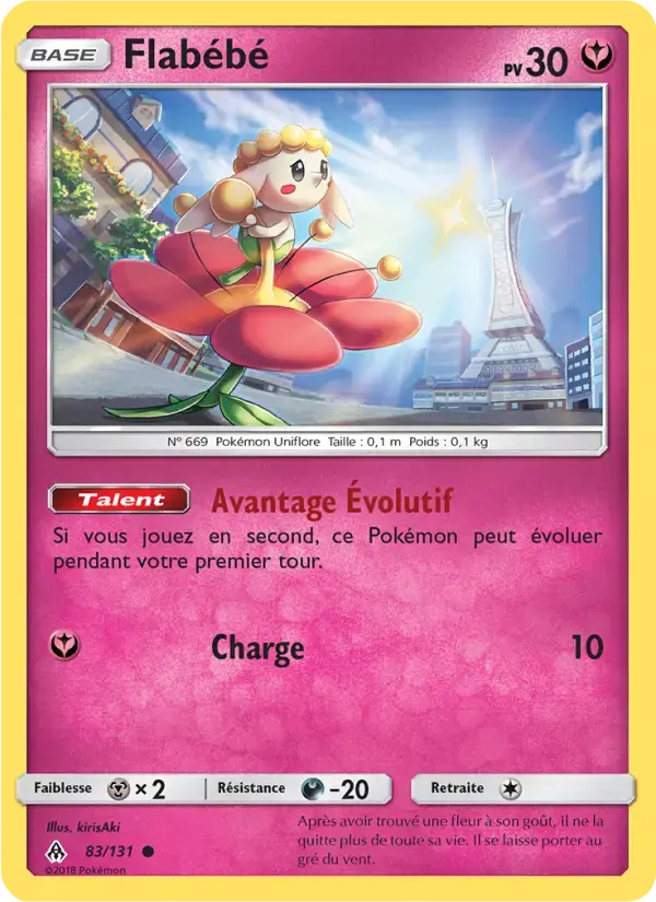 Carte Pokémon Flabébé #83 — Lumière Interdite