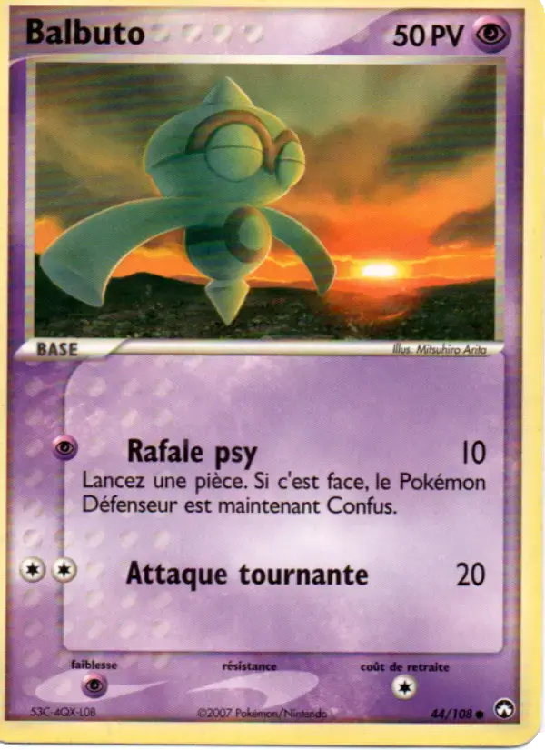 Carte Pokémon Balbuto #44 — Gardiens du Pouvoir