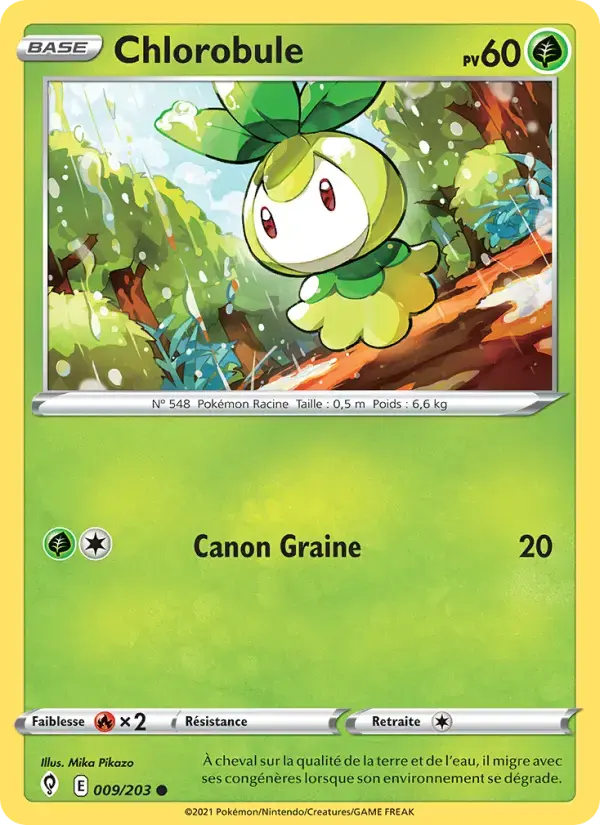Carte Pokémon Chlorobule #9 — Évolution Céleste