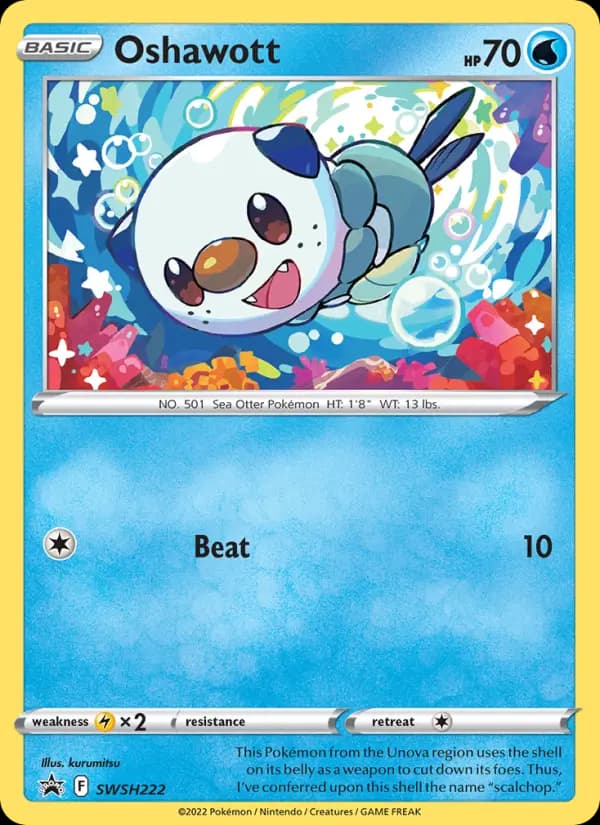 Oshawott #SWSH222 — Sword & Shield Promos