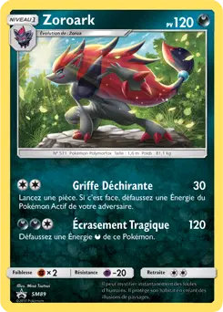 Carte Pokémon Zoroark #SM89 — Promos Soleil et Lune
