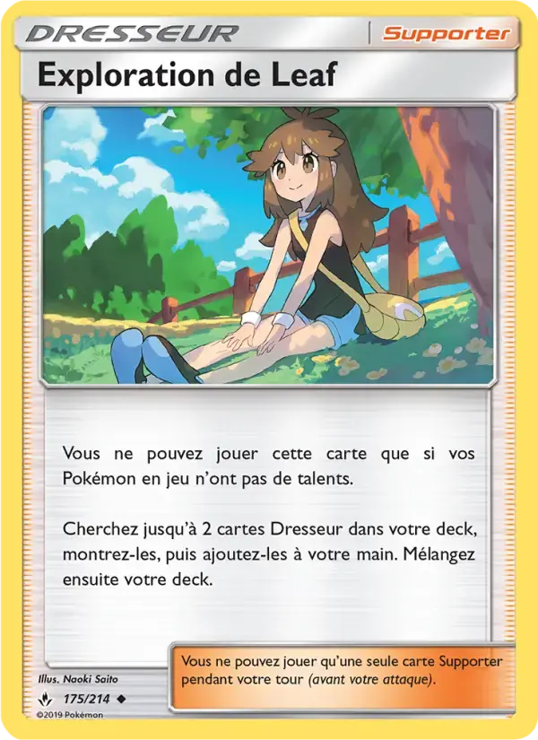 Carte Pokémon Exploration de Leaf #175 — Alliance Infaillible