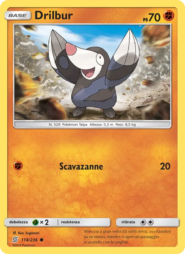 Carte Pokémon Rototaupe #118 — Harmonie des Esprits