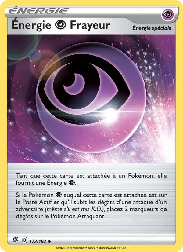 Carte Pokémon Énergie Psychic Frayeur #172 — Clash des Rebelles