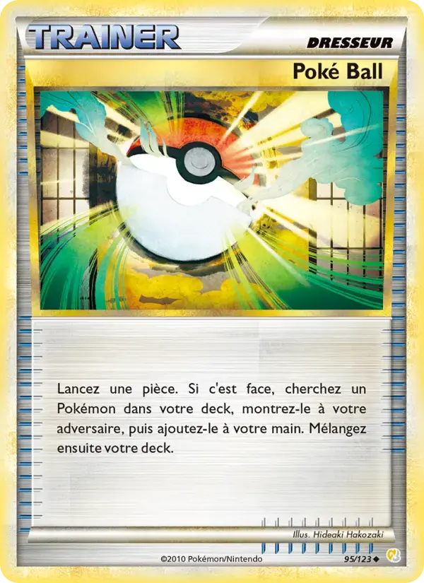 Carte Pokémon Poké Ball #95 — HeartGold SoulSilver