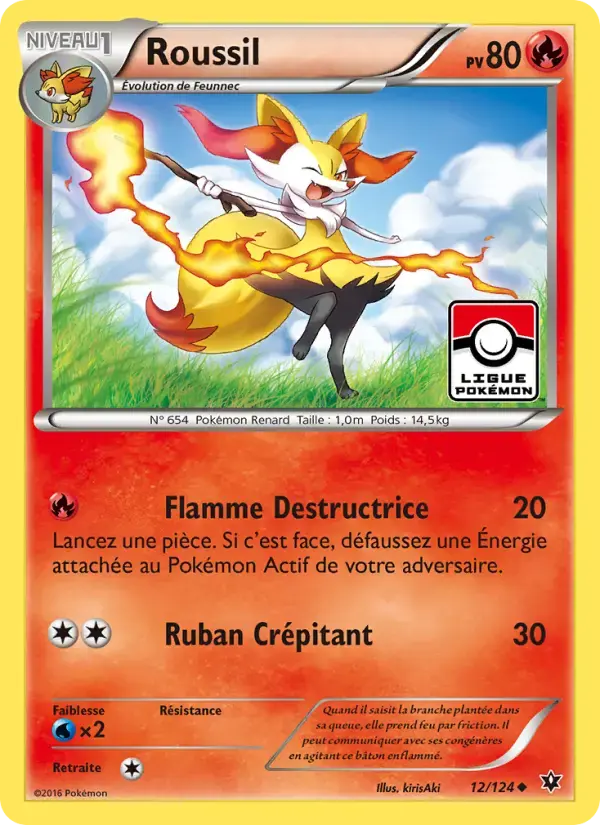 Carte Pokémon Roussil #12 — Impact des Destins