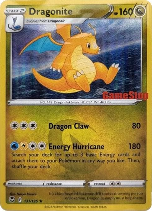 Dragonite #131 Stamp V2 — Silver Tempest