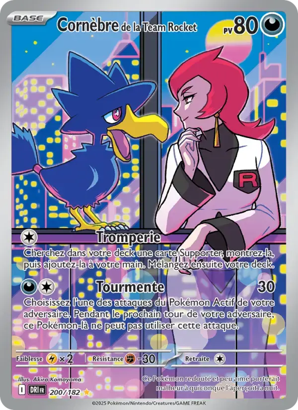 Carte Pokémon Cornèbre de la Team Rocket #200 — Rivalités Destinées