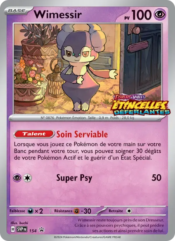 Carte Pokémon Wimessir #154 — Promos Écarlate et Violet
