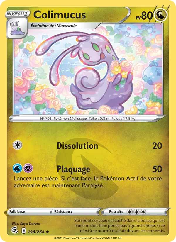 Carte Pokémon Colimucus #196 — Poing de Fusion