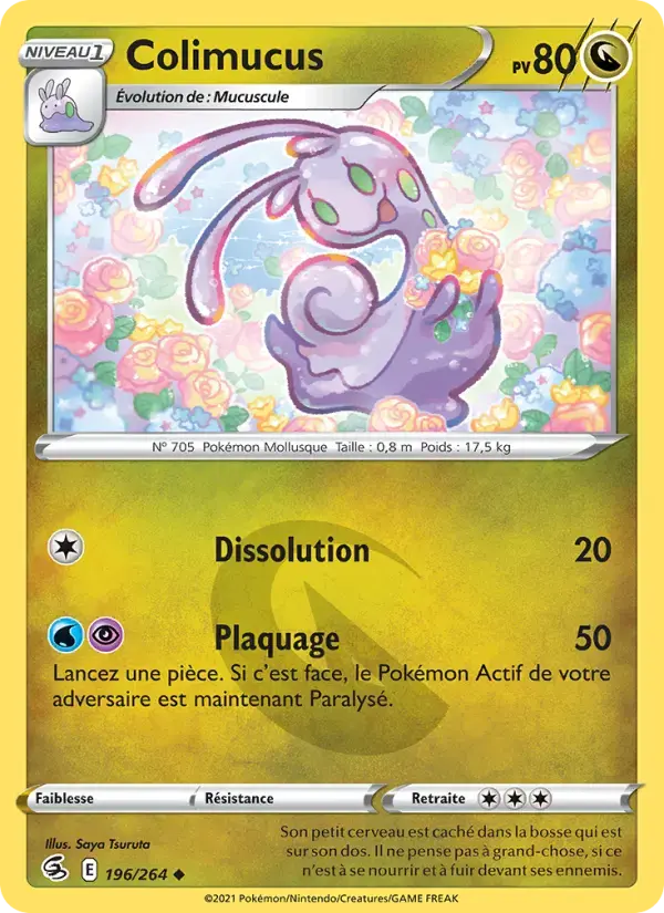 Carte Pokémon Colimucus #196 — Poing de Fusion