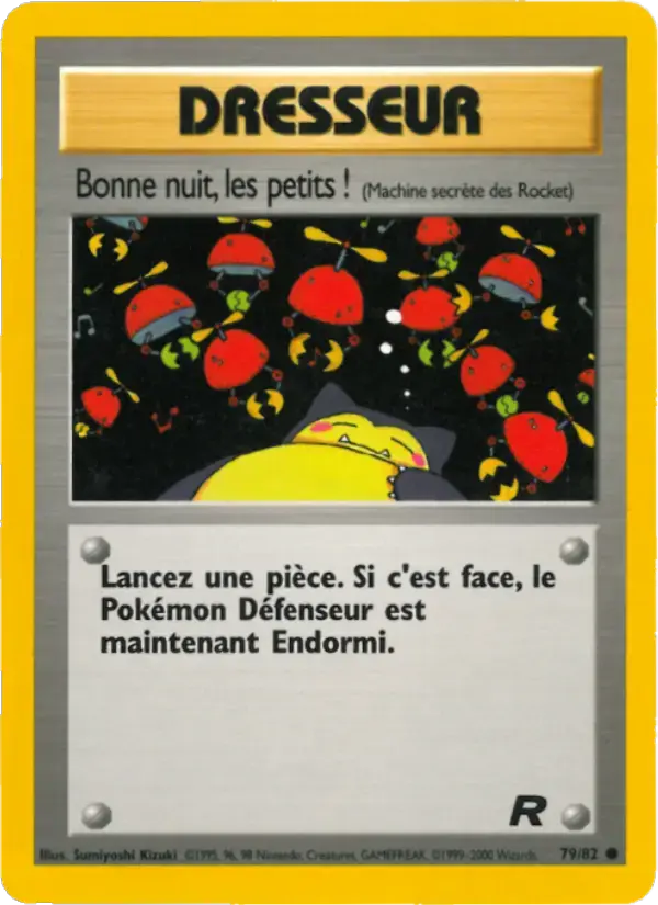 Carte Pokémon Bonne nuit, les petits ! #79 — Team Rocket