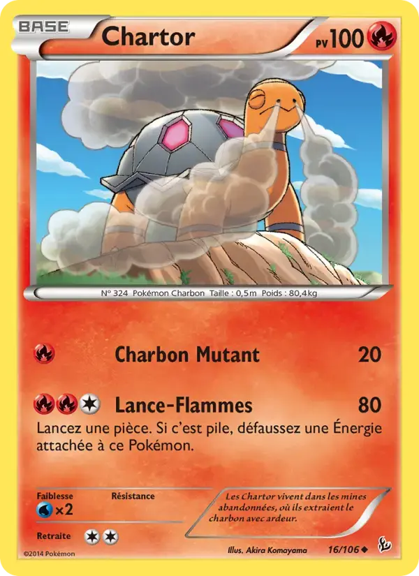 Carte Pokémon Chartor #16 — Étincelles