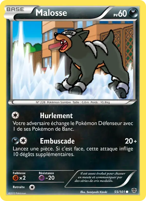 Carte Pokémon Malosse #55 — Explosion Plasma