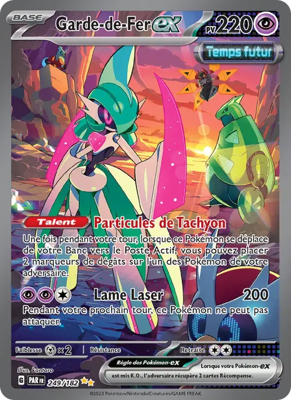 Carte Pokémon Garde-de-Fer-ex #249 — Faille Paradoxe