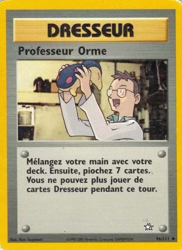 Carte Pokémon Professeur Orme #96 — Neo Genesis