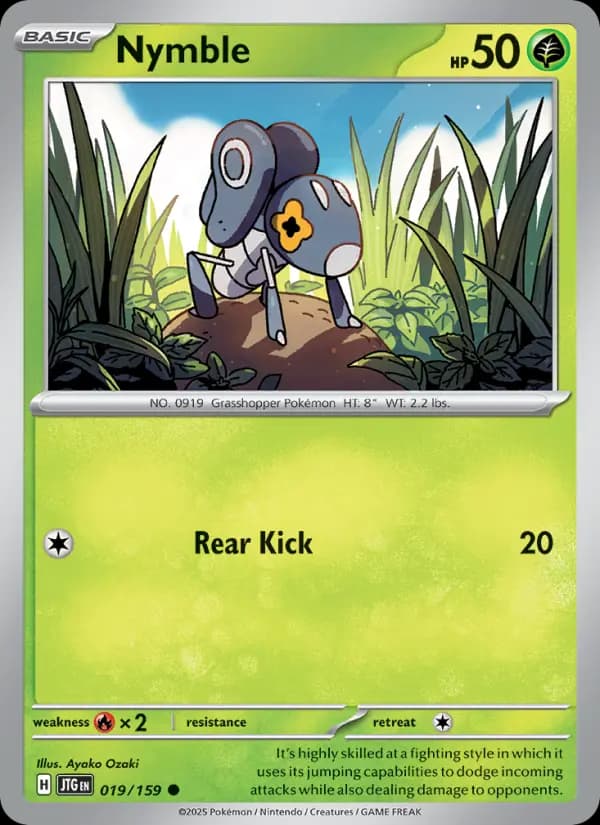 Carte Pokémon Lilliterelle #019 — Aventures Ensemble
