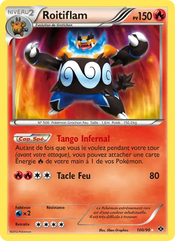 Carte Pokémon Roitiflam #100 — Destinées Futures