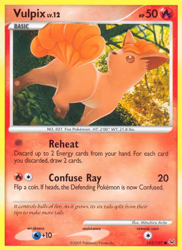 Vulpix #102 — Platinum