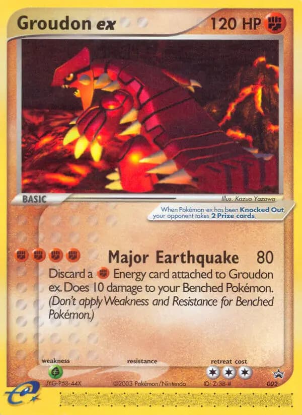 Groudon ex #2 — Nintendo Black Star Promos