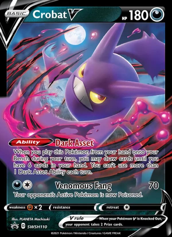 Crobat V #SWSH110 — Sword & Shield Promos