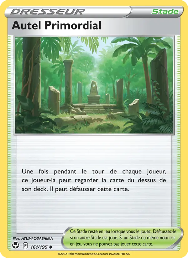 Carte Pokémon Autel Primordial #161 — Tempête Argentée