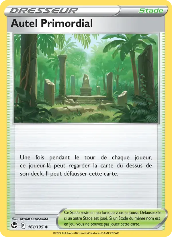 Carte Pokémon Autel Primordial #161 — Tempête Argentée