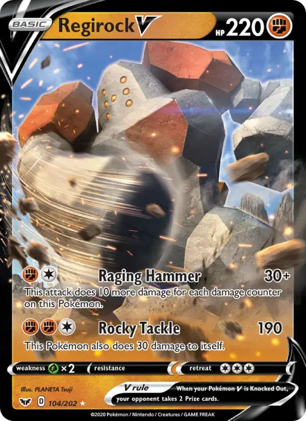 Regirock V #104 — Sword & Shield