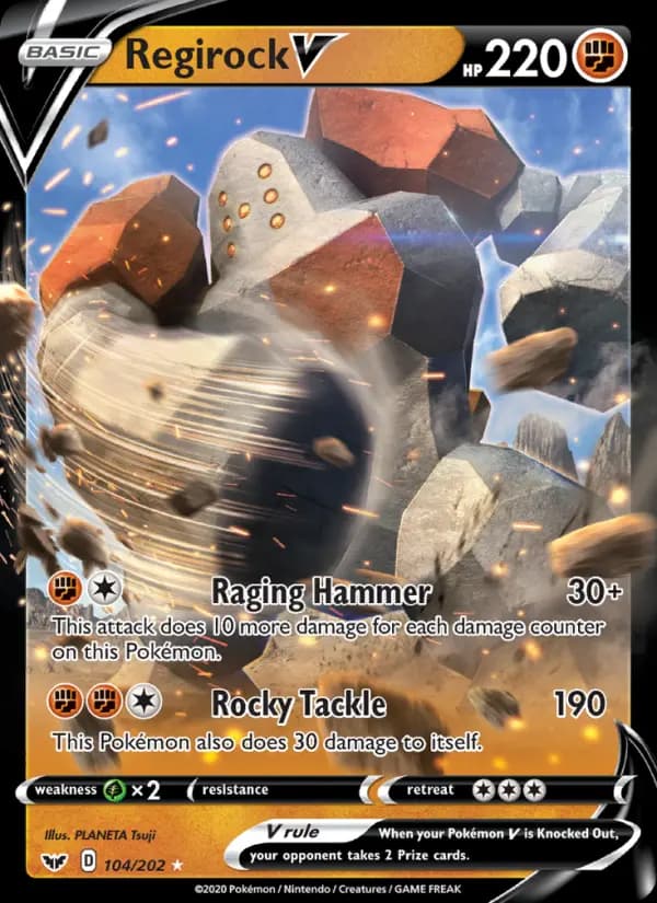 Regirock V #104 — Sword & Shield