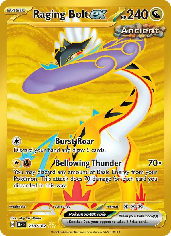 Raging Bolt ex #218 — Temporal Forces