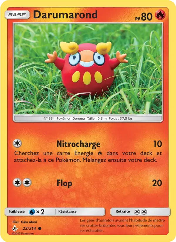 Carte Pokémon Darumarond #23 — Alliance Infaillible