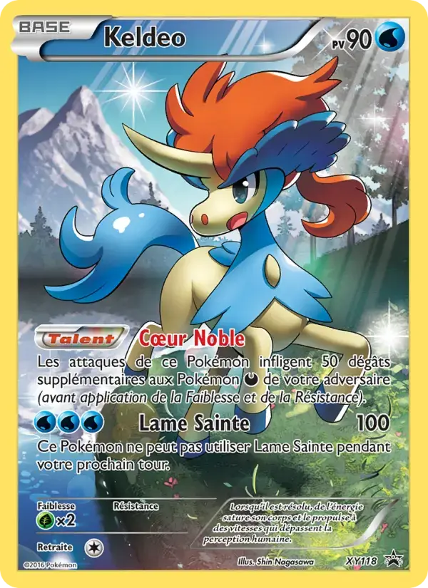 Carte Pokémon Keldeo #XY118 — Promos X&Y