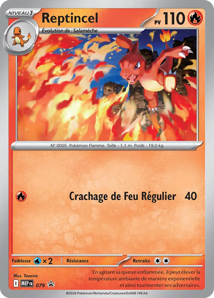 Carte Pokémon Reptincel #079 — Promos Méga-Évolution