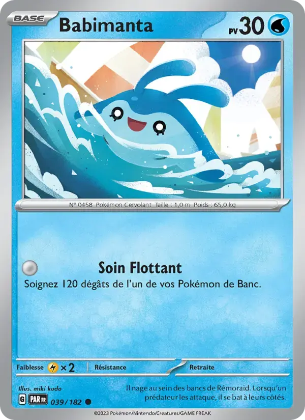 Carte Pokémon Babimanta #039 — Faille Paradoxe