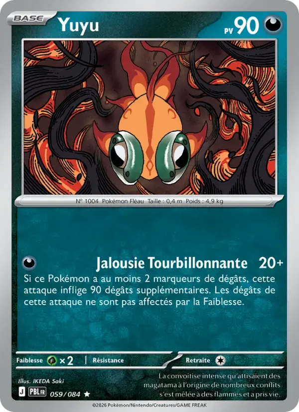 Carte Pokémon Yuyu #059 — Nuit Noire