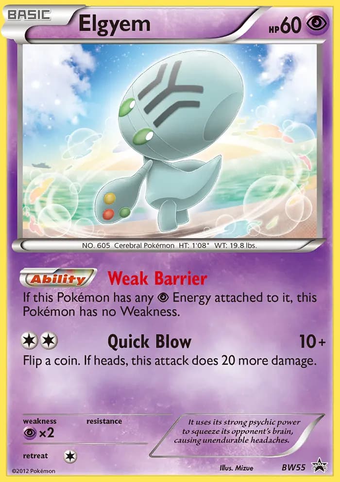 Elgyem #BW55 — Black & White Promos